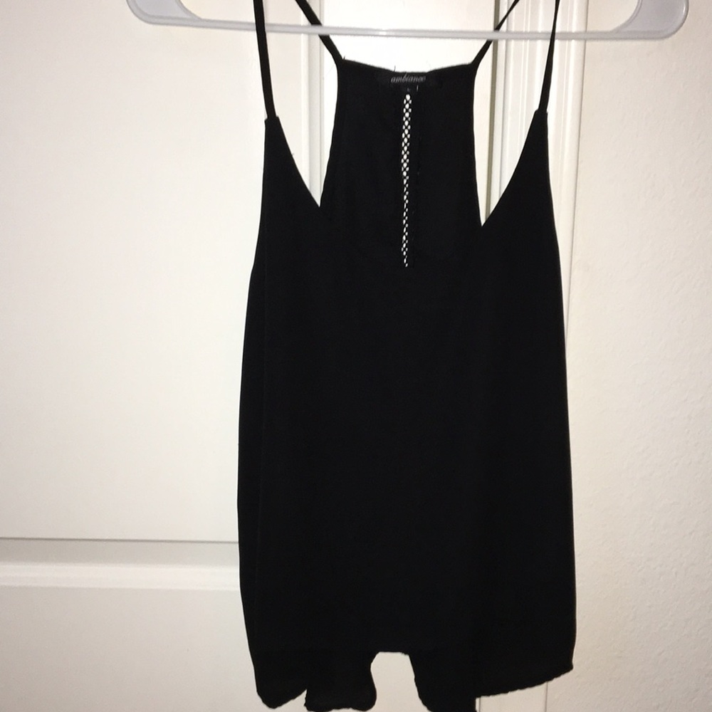Ambiance black tank top